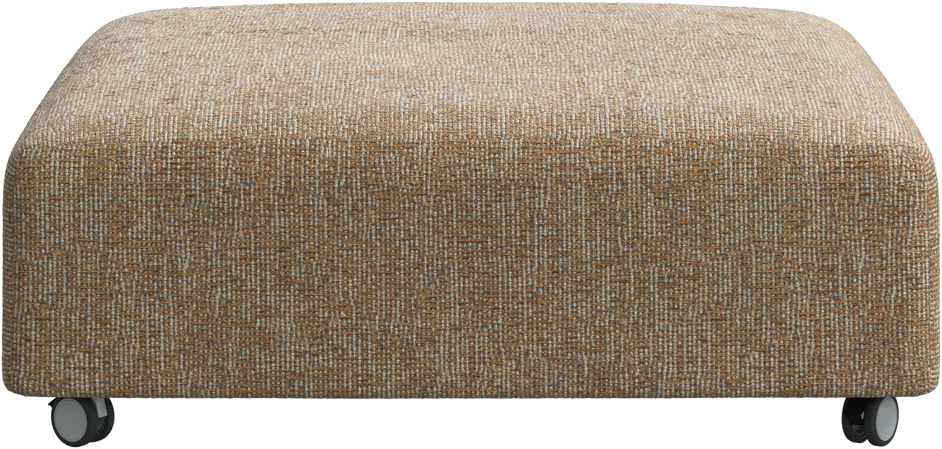 Hampton pouf on wheels